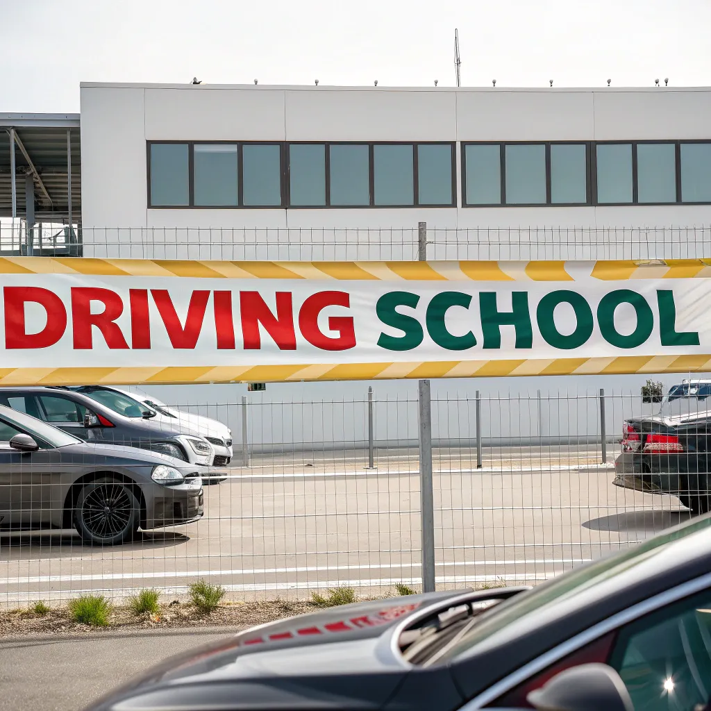 Driving School Banner